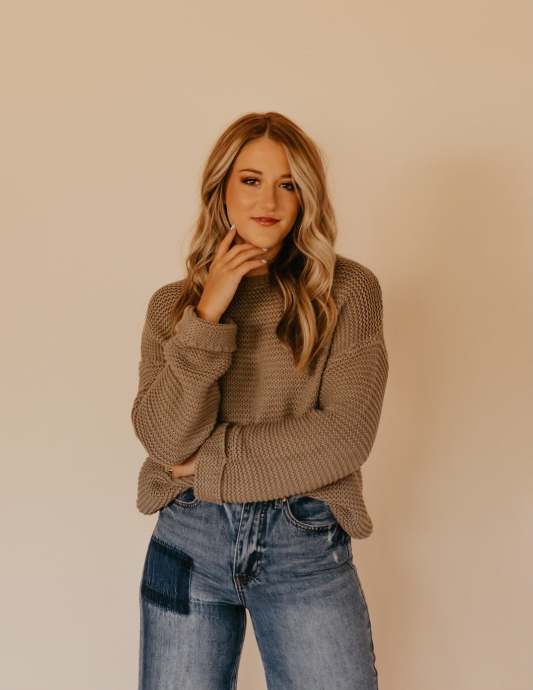 The Evelyn Chunky Sweater