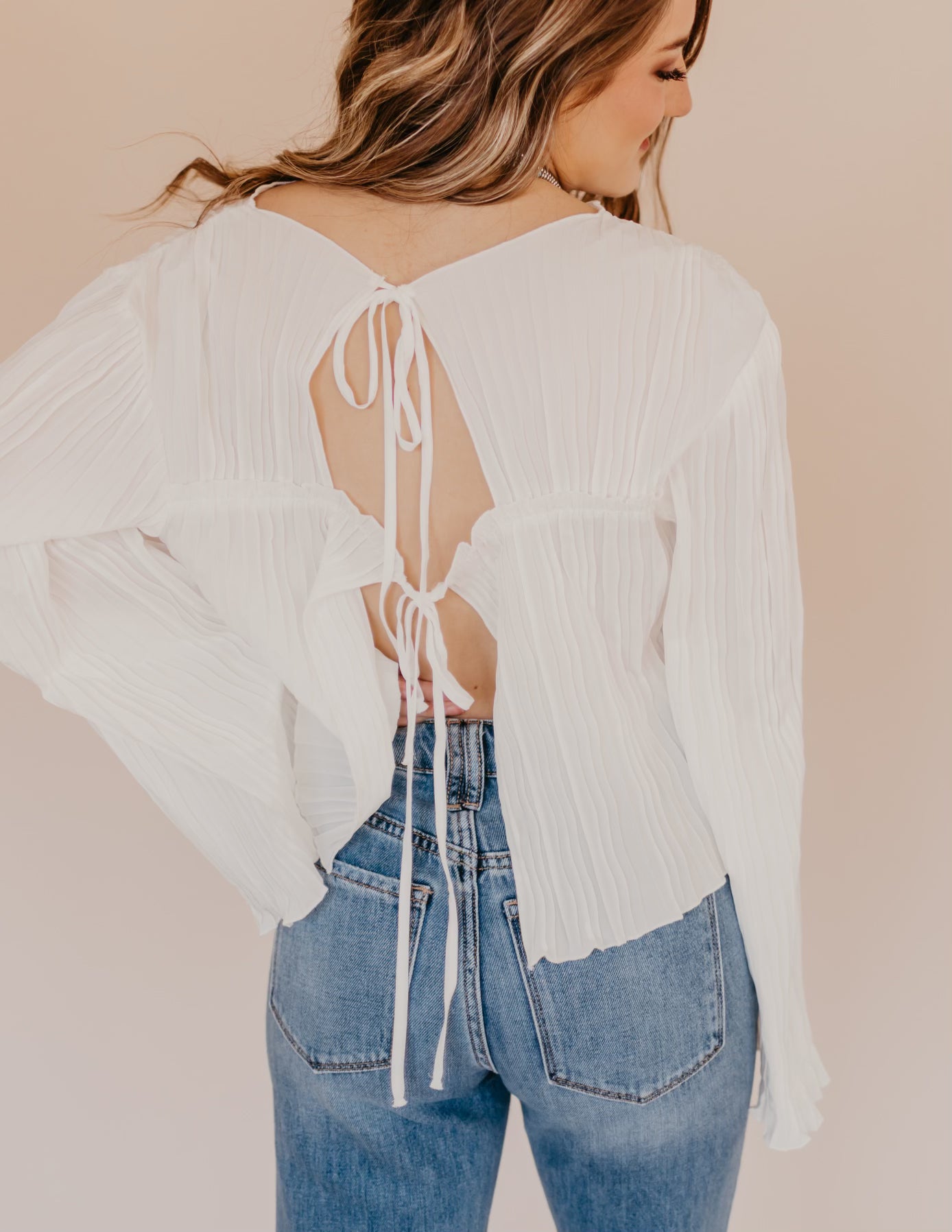 The Maren Plisse Top