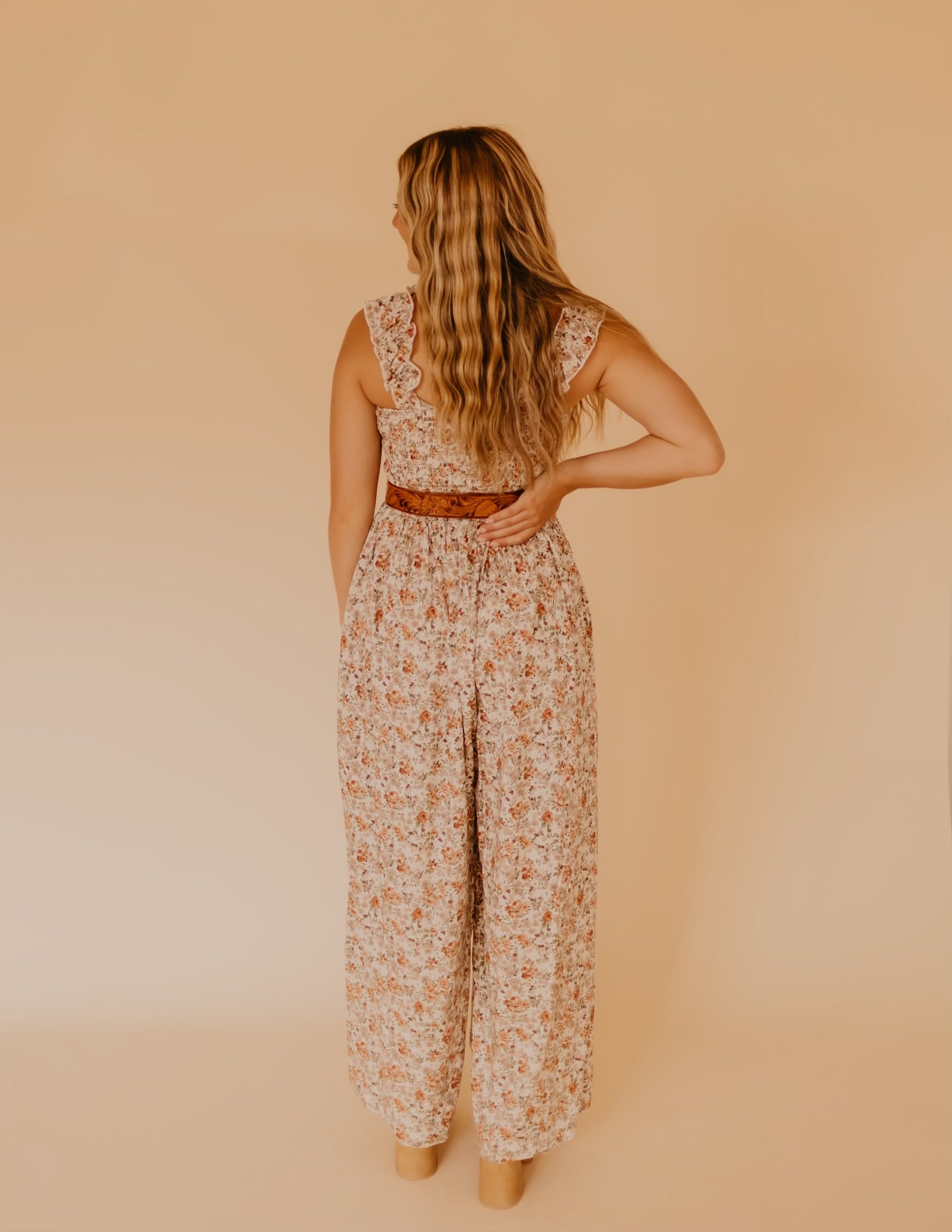 The Emma Jumpsuit - Cream