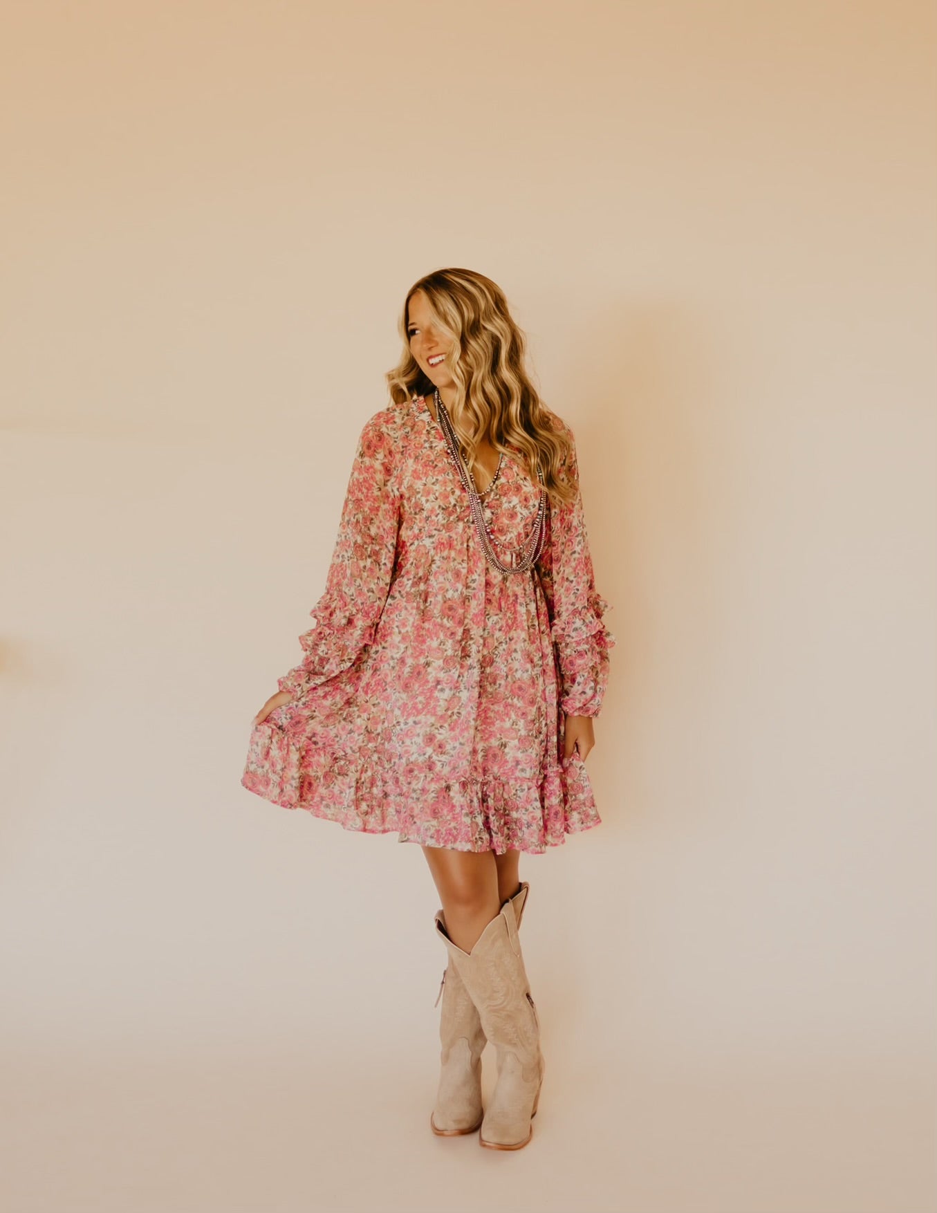 Wild Roses Babydoll Dress