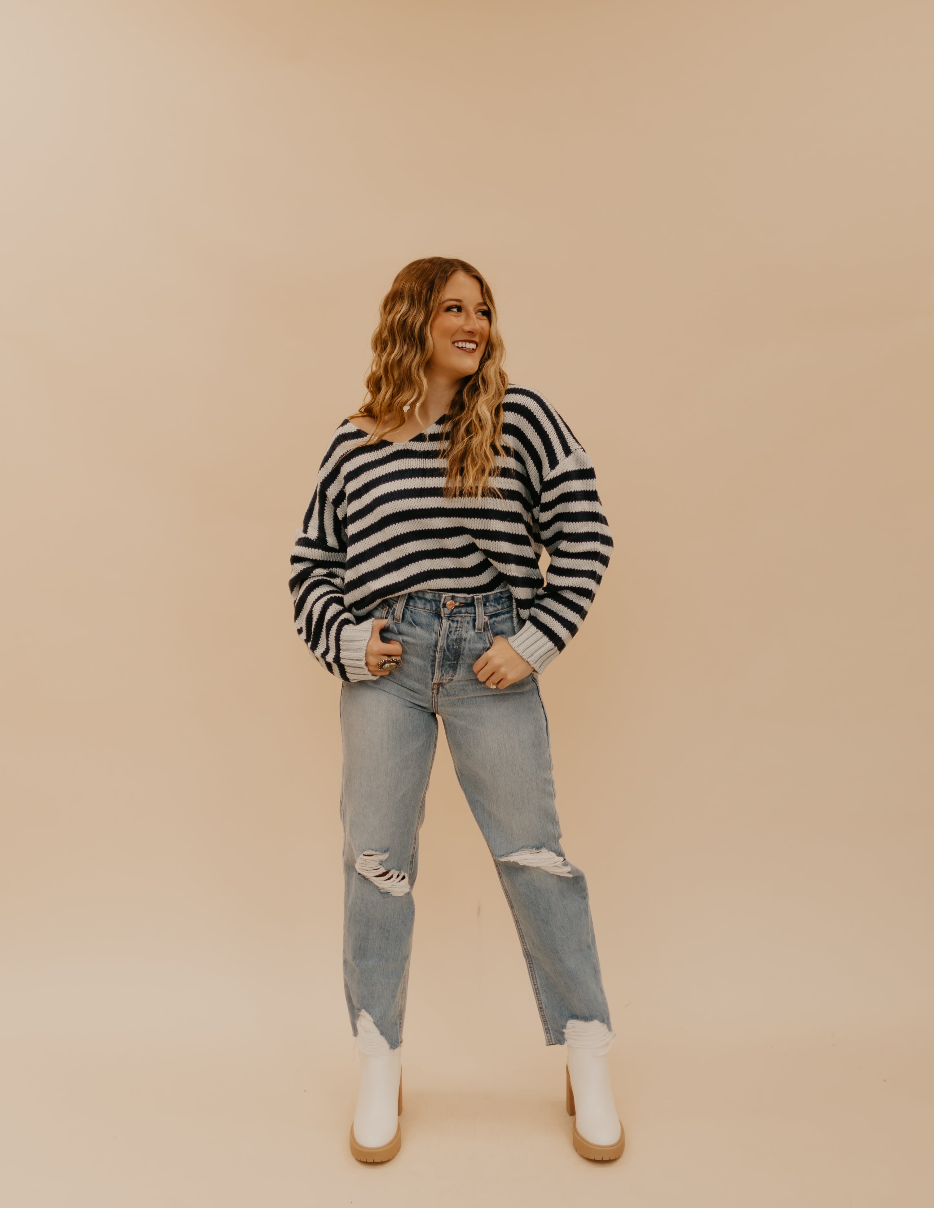 The Marney Stripe Sweater