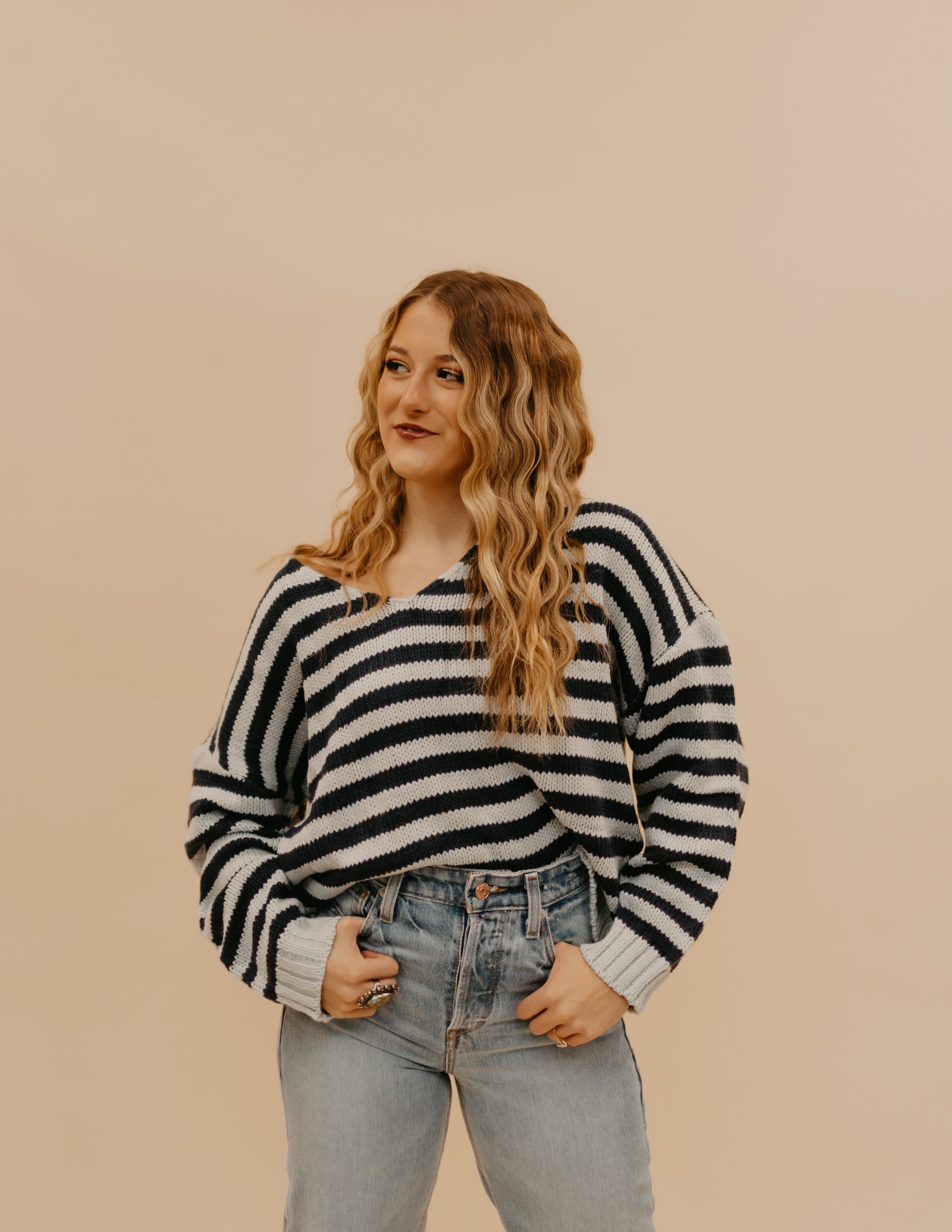 The Marney Stripe Sweater