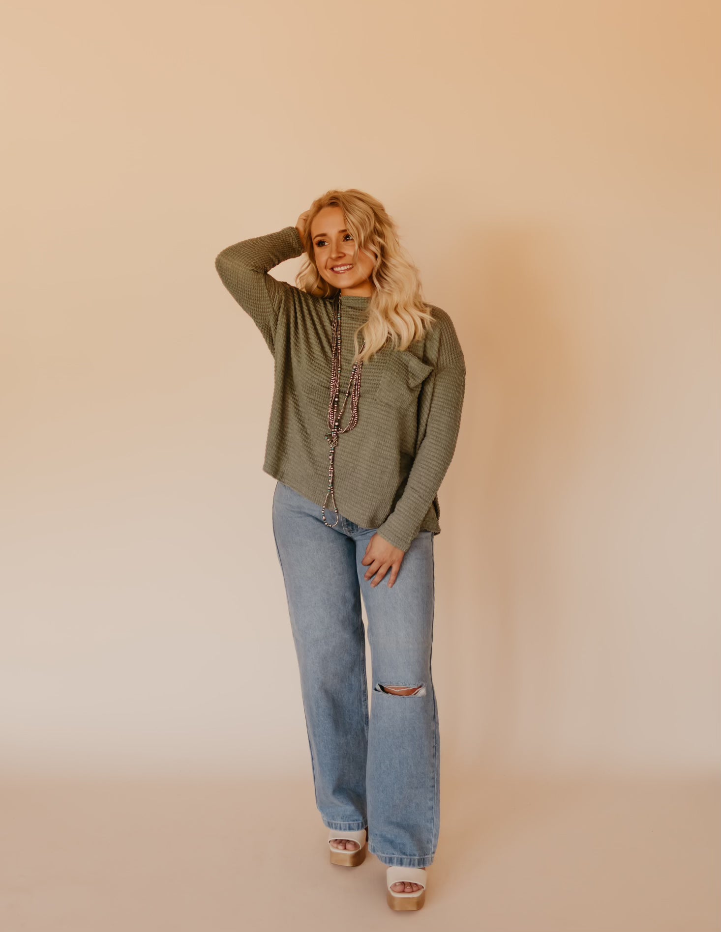 The Larsan Top - Olive