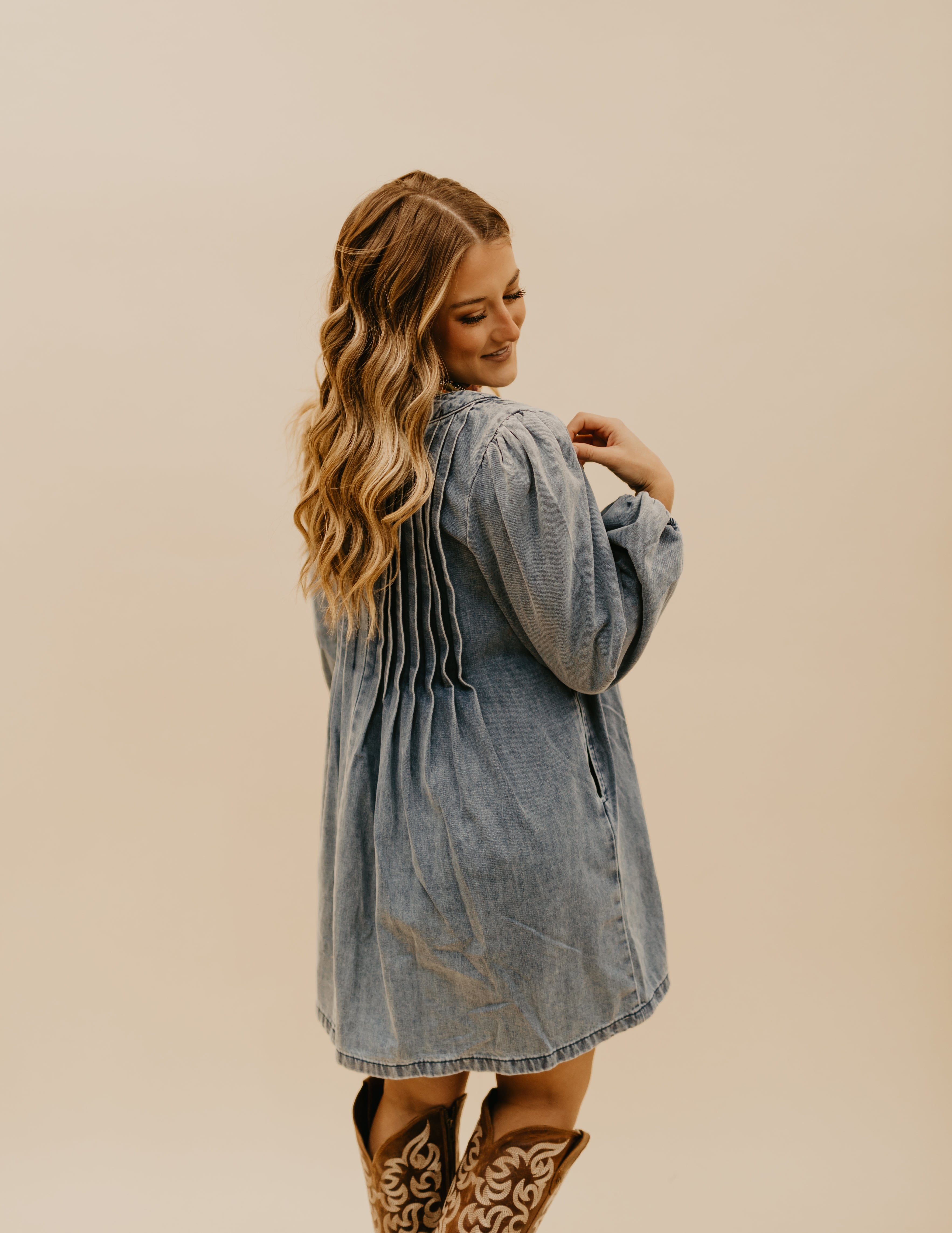 The Merci Denim Dress