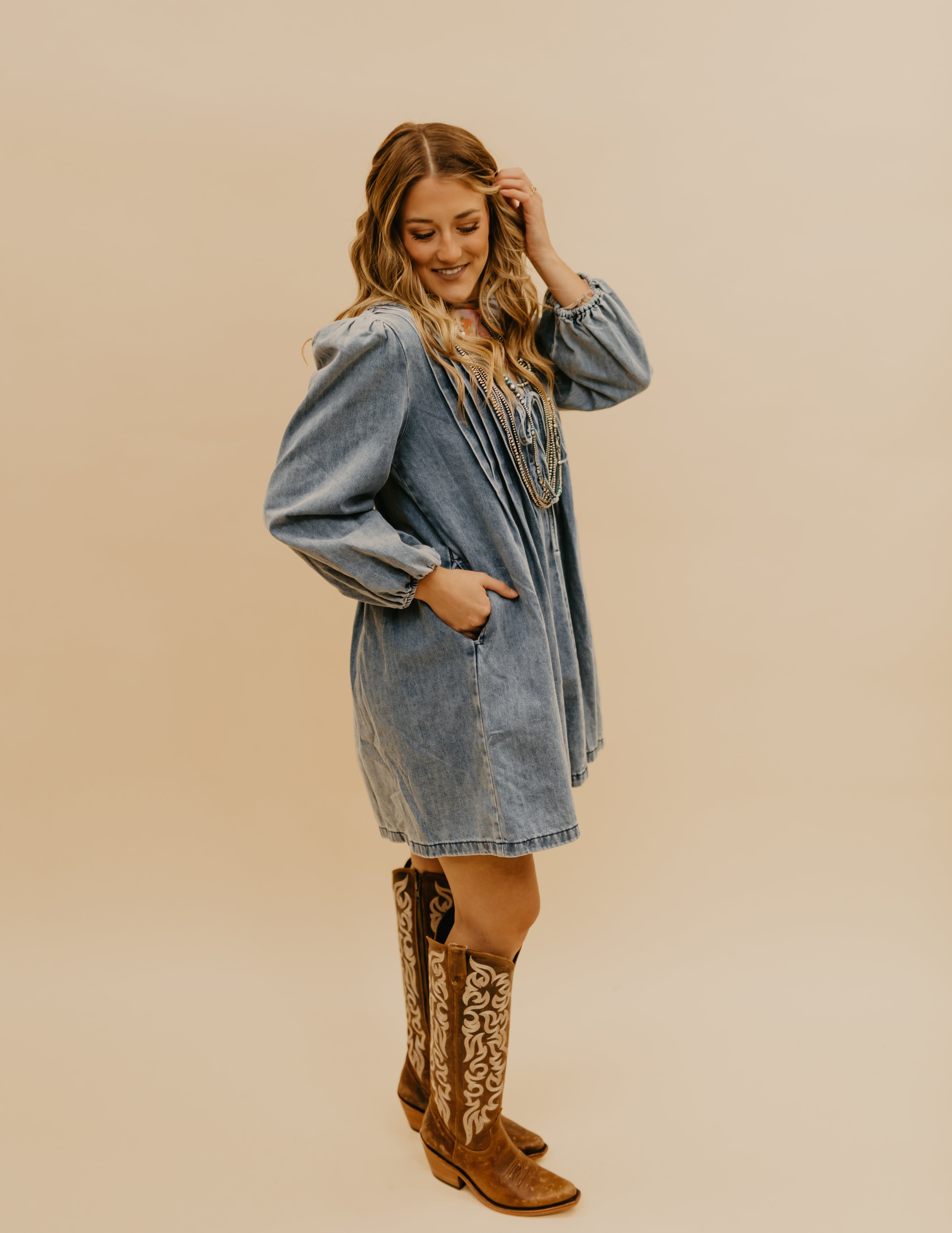 The Merci Denim Dress