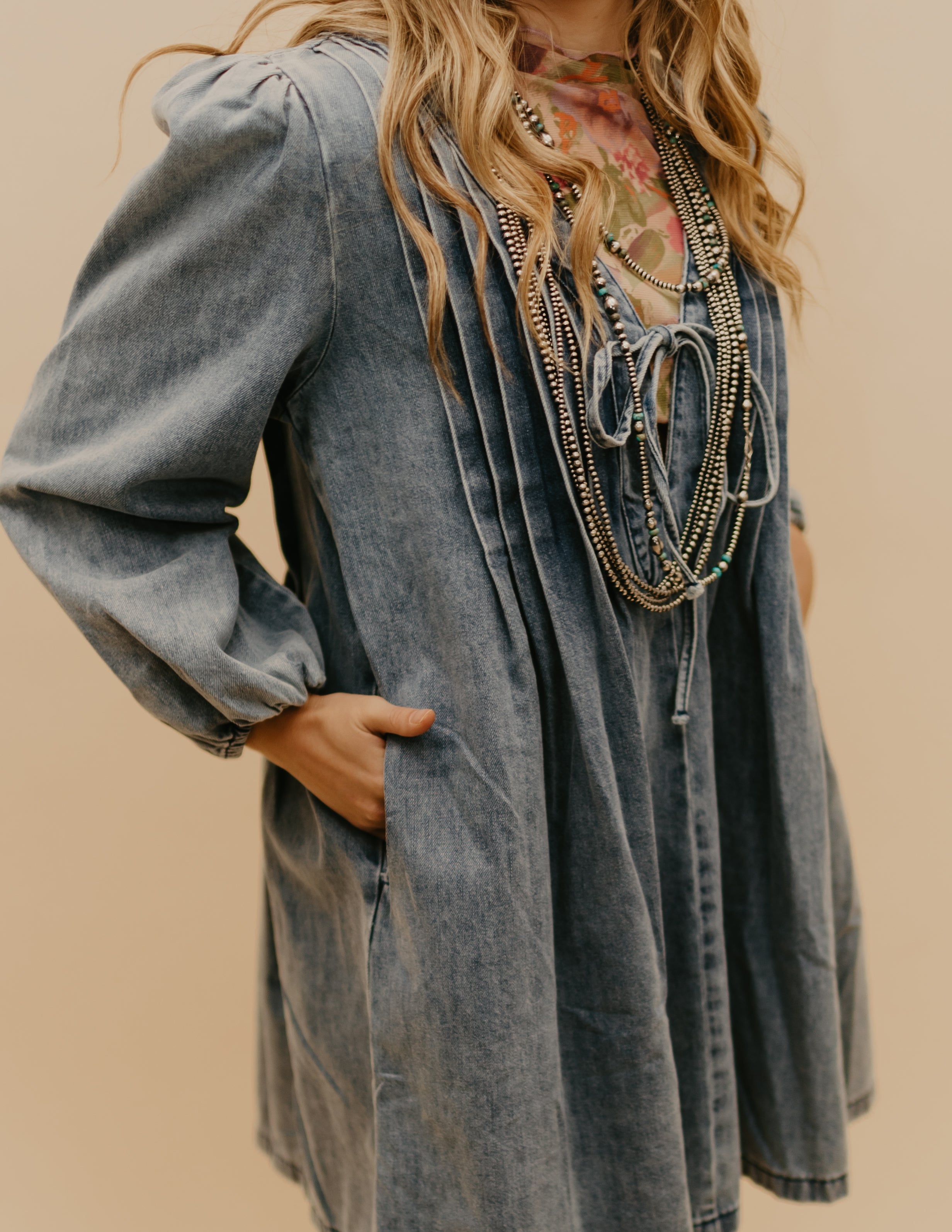 The Merci Denim Dress