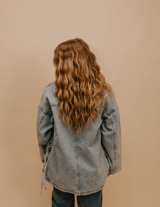 The Celia Bow Denim Jacket