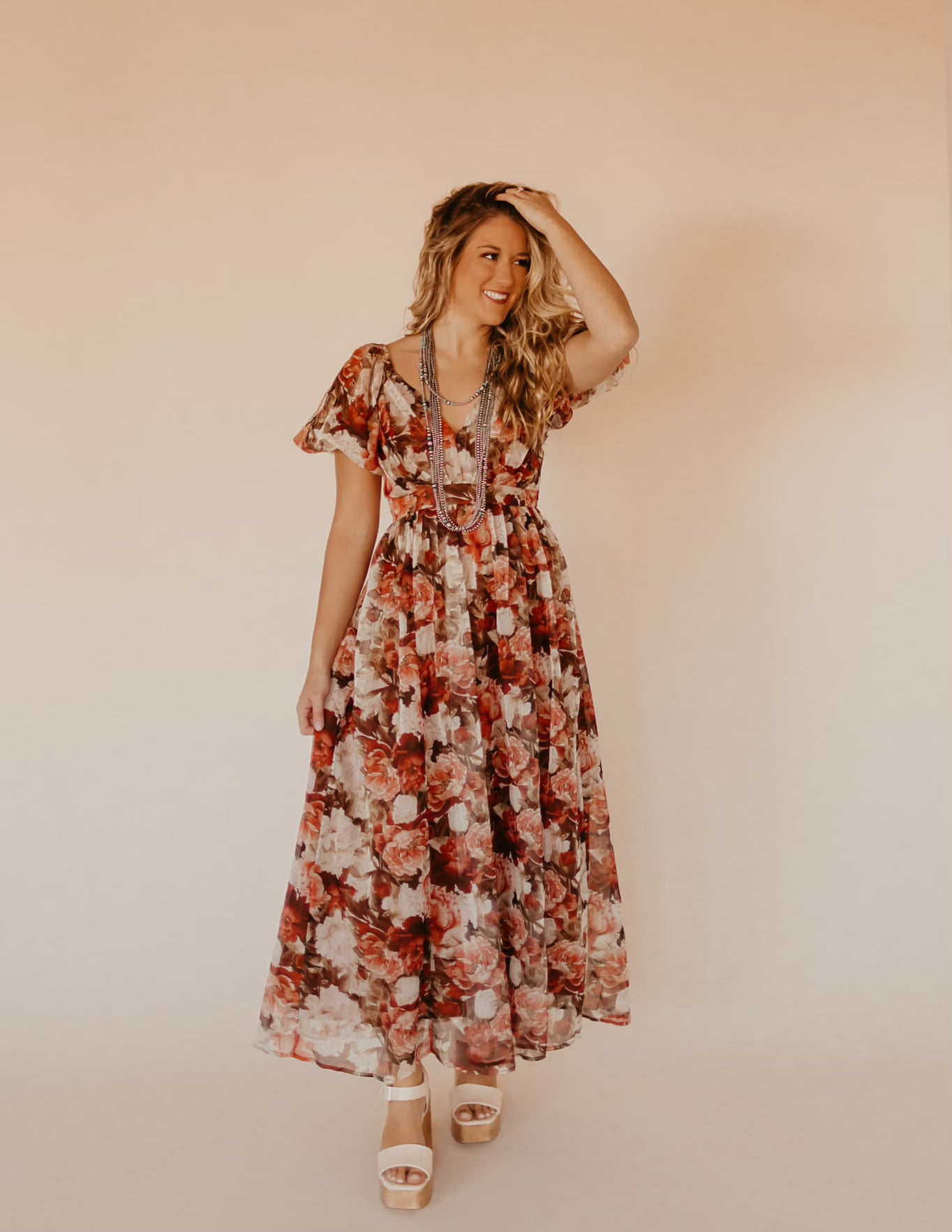 The Rios Floral Maxi Dress