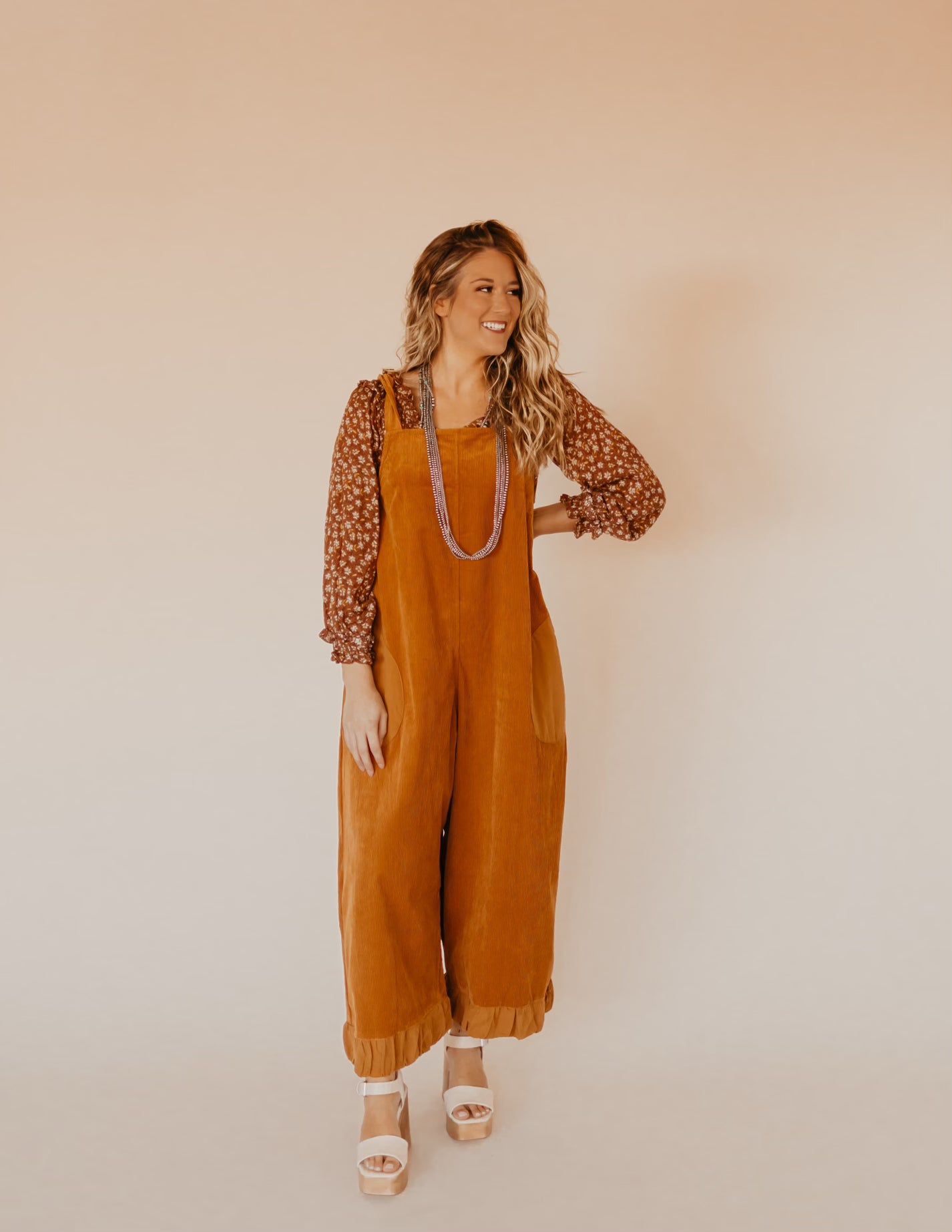 The Marci Overalls - Mustard