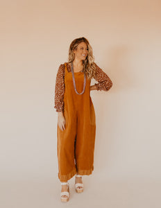 The Marci Overalls - Mustard