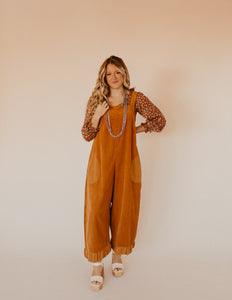 The Marci Overalls - Mustard