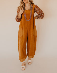 The Marci Overalls - Mustard