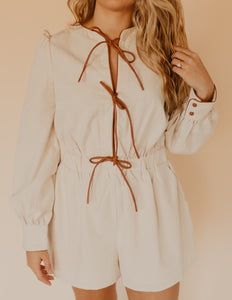 The Raylee Tie Romper