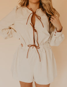 The Raylee Tie Romper